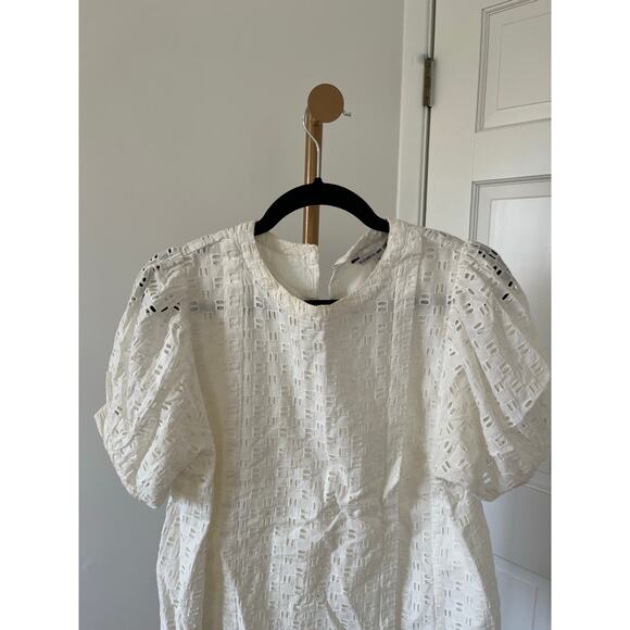 Elizabeth and James Eyelet Pattern Blouse - Picture 2 of 9